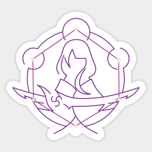 Raiden Shogun Constellation Sticker